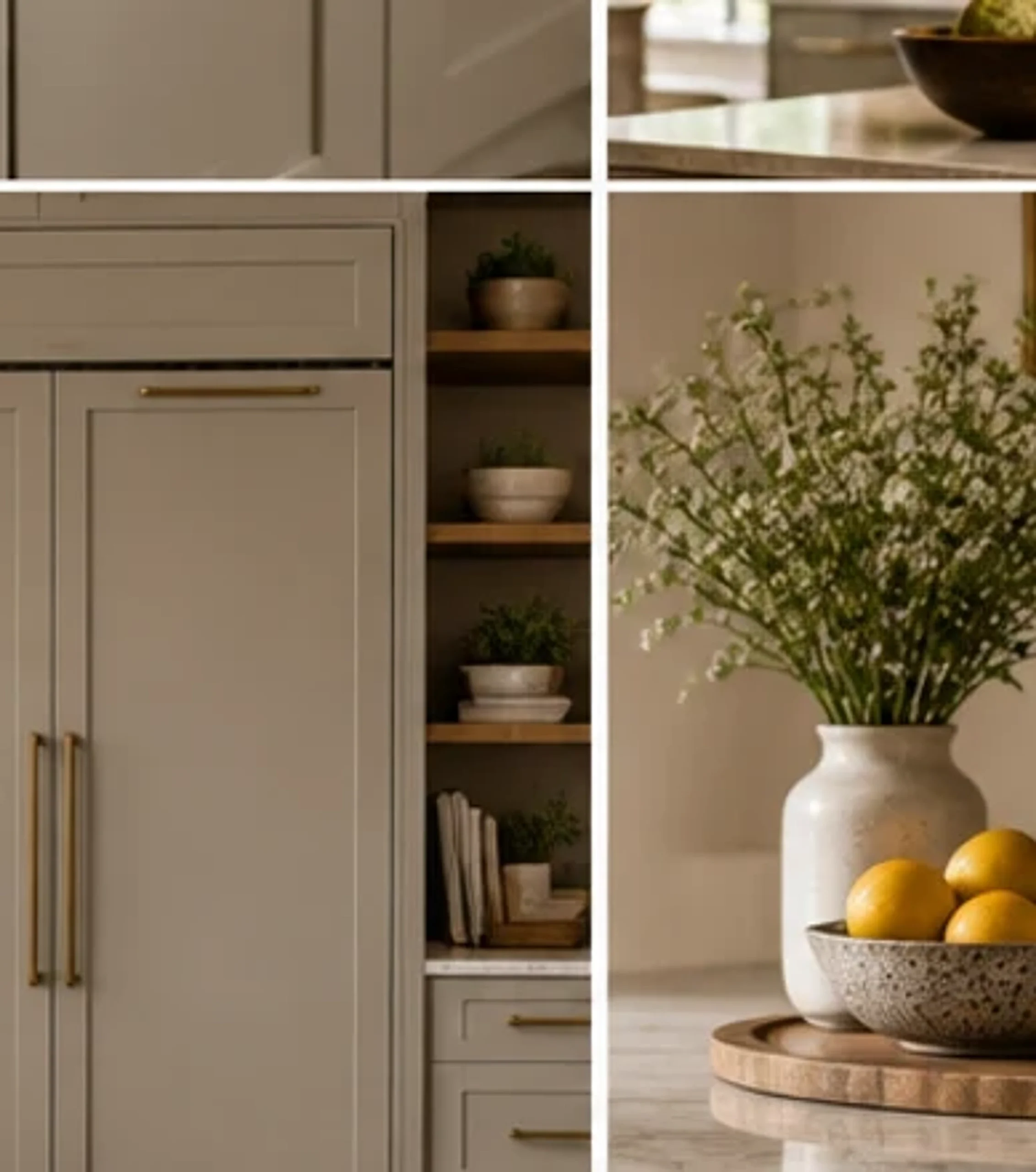 Integrated appliance surround showing how fitted cabinetry can frame machines without overwhelming the room.