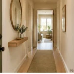 Small entryway with practical storage, hooks and a welcoming uncluttered layout